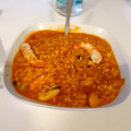 El cooksnap de Esther Pérez cuando hizo Arroz caldoso con langostinos y calamares.