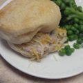Mel's cooksnap of when they made Tuna biscuits.