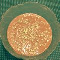 El cooksnap de Andres cuando hizo Mousse de chocolate para diabéticos.