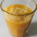 El cooksnap de Julieta Luján cuando hizo Agua de mango natural.