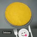 El cooksnap de Monica Ruan cuando hizo Fainá de queso y crema de Choclo.