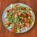Emilys Home Cooked Kitchen's cooksnap of when they made Chicken, chilli, tomato and mozzarella warm salad!.