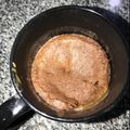 El cooksnap de Cande Olivera cuando hizo Bizcochuelo en taza tipo brownie (mug cake).