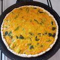 El cooksnap de Candela Marabotto cuando hizo Tarta de zapallitos verdes.