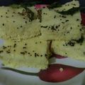 Shweta Samnani's cooksnap of when they made Dhokla.