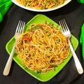 Bindi Dey's cooksnap of when they made ঝটপট ভেজ চাউমিন(Jhotpot veg chowmein recipe in bengali).