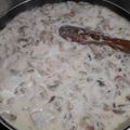 El cooksnap de Victoria Urzúa cuando hizo Pollo a la Crema con Champiñones.