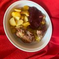Erka ☺️ Cooksnap-ja, amikor elkészítette a(z) Pecsenye zöld fűszerekkel, petrezselymes burgonyával, tejfölös ubisalival 🥰 receptet.