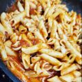 Jigisha Modi's cooksnap of when they made રેડ ગ્રેવી  પાસ્તા (red greavy pasta in gujarti).
