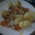 El cooksnap de Elizabeth Cornelli cuando hizo Salmón con salsa de mostaza y papines al vapor.