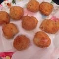 El cooksnap de ailen cuando hizo Bombas de papa rellenas de queso.