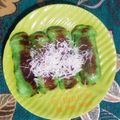 Cooksnap dari Ida Faridah (Ummu Ibrahim) untuk resep Pisang coklat balut roti pandan