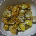 El cooksnap de Rut Borillo cuando hizo Cazuela de mejillones y almejas.
