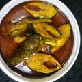 Sukla Sil's cooksnap of when they made ইলিশ মাছের ঝোল কাঁচকলা আলু বেগুন দিয়ে(illish maacher recipe in Bengali).