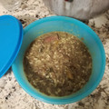 El cooksnap de Andrealeza cuando hizo Lentejas con verdura, arroz y pollo.
