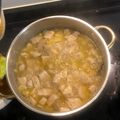 El cooksnap de David Hernando cuando hizo Lomo de cerdo al ajillo.