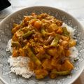 M's cooksnap of when they made Vegan Butternut Squash and Sweet Potato Curry.