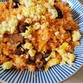 Cooksnap Muhaimin Nurshanabi semasa beliau membuat Nasi Goreng Daging.