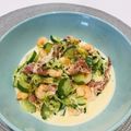 Beatrix Kardos Cooksnap-ja, amikor elkészítette a(z) Vajon sült Pármai sonka zöldségekkel (Ketogén) receptet.