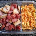 阿文 的 香腸雞蛋🥬炒蘿蔔糕～剩菜再製食記 cooksnap