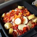 El cooksnap de Soledad cuando hizo Bifes a la criolla.