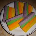 Cooksnap dari Rina Situmorang untuk resep Rainbow Cake Kukus 2 Telur