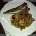 El cooksnap de Zaida TC @alquimiasfood cuando hizo Cazuela de jureles al horno con alcachofas y berenjenas.