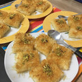 صورة من أكلاتي الشهية😋، شاركها بعد تجربة وصفة تارت الكنافة المحشية قشطة ☺😋
