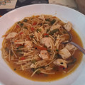 El cooksnap de Yaiza Caballero cuando hizo Sopa de pollo con fideos.