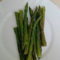 El cooksnap de Chris Shibo cuando hizo Espárragos a la plancha.