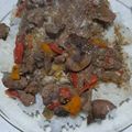 El cooksnap de Nicolas Etcheverry cuando hizo Arroz con riñón.