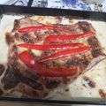 El cooksnap de Laura Olgiati cuando hizo Matambre a la leche con queso.