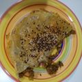 El cooksnap de Sara Medrano Echanove cuando hizo Pastela marroquí.