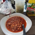 El cooksnap de Valulu💗✨ cuando hizo Pozole rojo de cerdo.