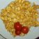 El cooksnap de Nicoleta Denisa Popescu cuando hizo Huevos revueltos con bonito y sofrito de tomate.