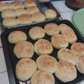 El cooksnap de Laura natalia cuando hizo Pan Kesu (Pan con queso).