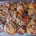 El cooksnap de alejandra cuando hizo Lasaña de Berenjenas con Jamón y Queso.
