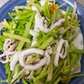 咿呀 的 芹菜炒透抽 cooksnap