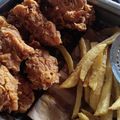 El cooksnap de Eva Montero cuando hizo Pollo frito al estilo Kentucky.
