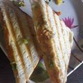 Chhaya Vipul Agarwal's cooksnap of when they made Aloo mutter toast sandwich.