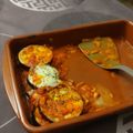 El cooksnap de Almudena Collado cuando hizo Berenjenas con tomate y mozzarella al horno.