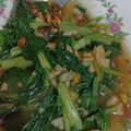 Cooksnap dari Sandra Devi untuk resep CAH SAWI HIJAU BAWANG PUTIH / SAWI BUNGA / SAWI INDIA