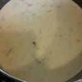 Ted Shaw's cooksnap of when they made Creamy New England Clam Chowder.