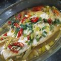 Cooksnap dari Isti's Mom Recipe untuk resep Steam Kakap Merah ala Hongkong