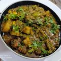 Aarti Jain's cooksnap of when they made Surti Undhiyu.