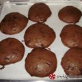 Cooksnap από Evgenia Kalamatiani στη συνταγή Νηστίσιμα soft cookies με σοκολάτα και φουντούκια