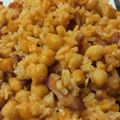 El cooksnap de Eduardo Gutiérrez cuando hizo Arroz al horno con bacon ahumado y garbanzos.