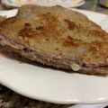 El cooksnap de Marieta cuando hizo Cachopo relleno de Jamón ibérico y Queso Edam.