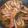El cooksnap de Carlos Moreno cuando hizo Paella 🥘 de marisco 🦐.