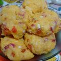 El cooksnap de Anna Bella alias Moni Argento cuando hizo Bocadillos de polenta y rabanitos.